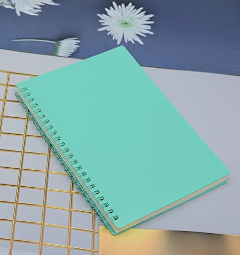 Yansanido Spiral Notebook, 4 Pcs 8.3 Inch x 5.9 Inch A5 Thick Plastic Hardcover 7mm College Ruled 4 Color 80 Sheets -160 Pages Journals for Study and Notes (4) - Image 2