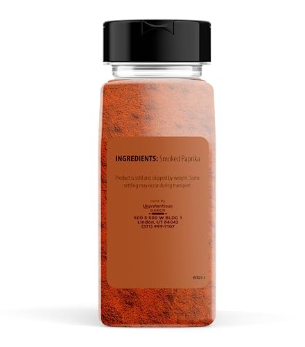 Unpretentious Smoked Paprika (2 Cups), Ground Spice Made from Dried Red Chile Peppers, Strong & Smoked Flavor - Image 6