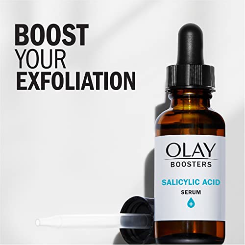 New Olay Salicylic Acid Serum, Exfoliating Booster, Fragrance-Free, 1.0 Oz - Image 7
