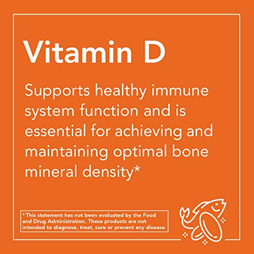 NOW Supplements, Vitamin D-3 5,000 IU, High Potency, Structural Support*, 240 Softgels - Image 3