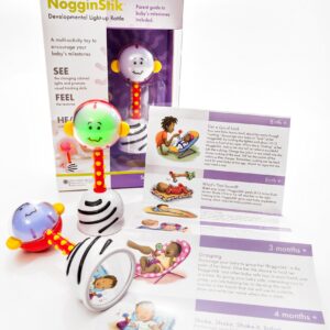 SmartNoggin NogginStik Developmental Light-Up Rattle - Encourage Developmental Milestones from Infant - 12 months - Image 7