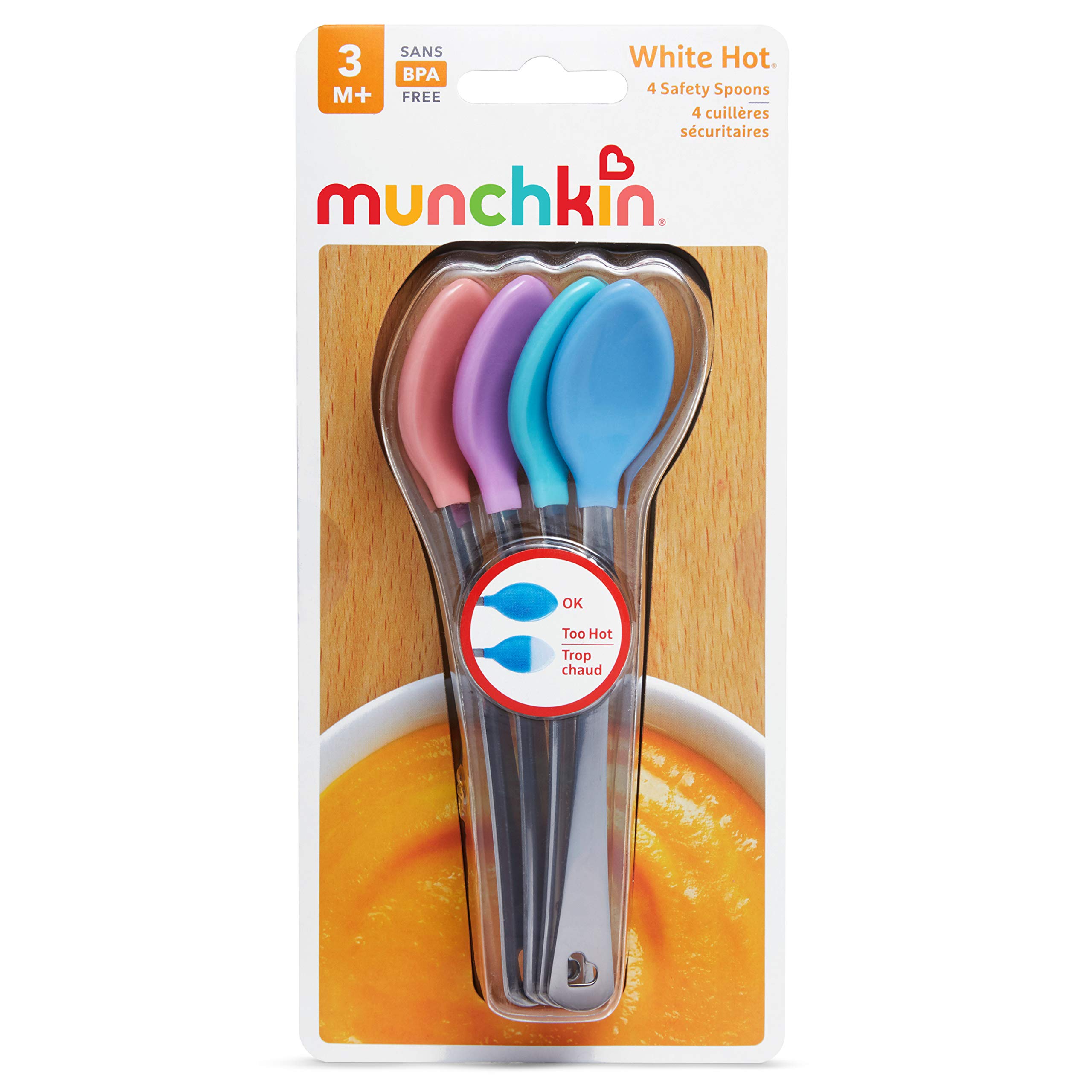 Munchkin® White Hot® Safety Baby Spoons, 4 Pack - Image 4
